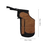 Professional Leather Farrier Apron with 4 Knife Pockets Horse Shoe Care Gear